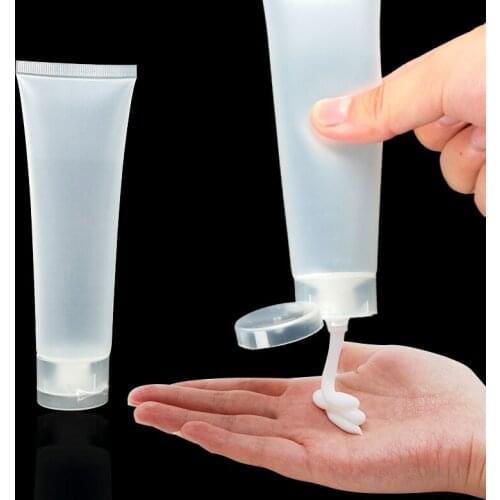4PCS Empty Tubes Cosmetic Cream Travel Refillable Lotion Containers Bottles One Set For 20ml/ 30ml/ 50ml/ 100ml