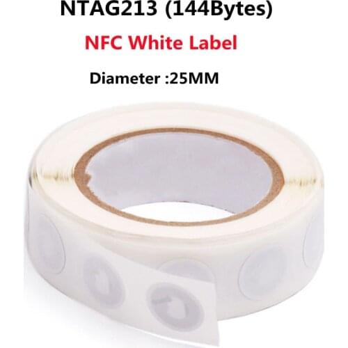 5/10pcs NTAG213 NTAG215 NTAG216 NFC Tags Sticker 13.56MHz ISO14443A NFC Stickers Universal Lable NFC RFID Tag