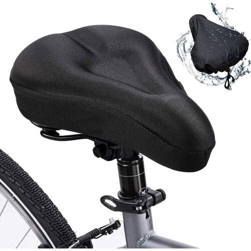 Bicycle Saddle Seat Cover 3D Soft Thickened Breathable Bicycle Saddle Seat Cover Mountain Bike Saddle Cover Bike Accessories