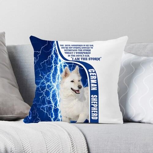 CLOOCL White German Shepherd Pillowcase Cute Animals Cushion Cover Bed Pillowcase Car Sofa Home Decor Pillow Case Drop Shipping