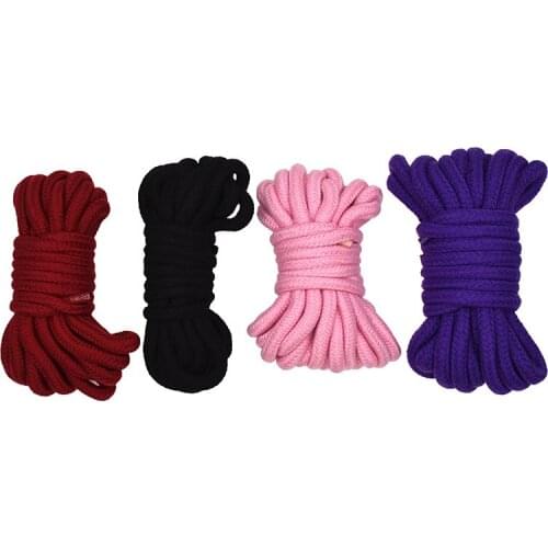 5m Cotton Rope Female Adult Sex products Slaves BDSM Bondage Soft Cotton Rope Adult Games Binding Rope Role-Playing Sex Toy
