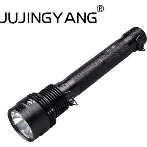 JUJINGYANG Intelligent HID charging power display outdoor strong light long range zoom xenon flashlight