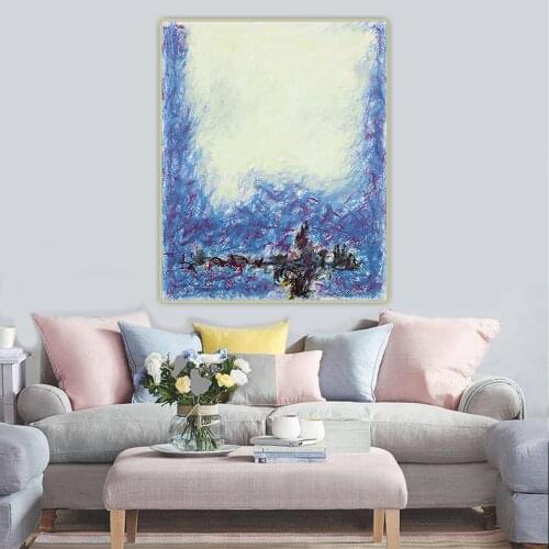 Clyfford Still《PP-216》Abstract Canvas Art Oil Painting Artwork Poster Picture Wall Hanging Decor Home Living Room Decoration