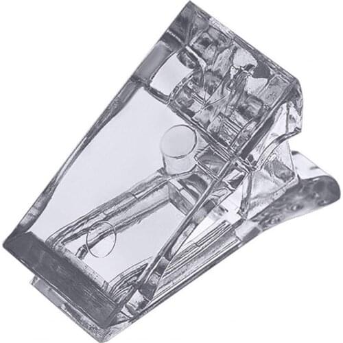 Hot Nail Extension Fixed Clip Lightweight Durable Easy to Clean Assistant Fibernail Tips Holder Nail Shaping Clips