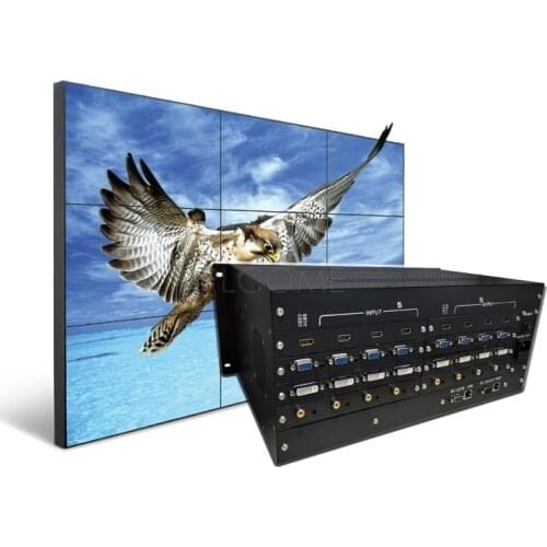 Max. 16x16 Mixed HDMI Matrix Switch Switcher Housing Chassis Case Slot Plug-in HDCP 1080P 4K*2K HDMI/DVI/VGA/AV Ethernet APP