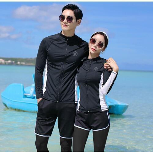 Mens 3pc set Womens 5pcs set Tracksuit Yoga Running Jogger Athletic Long Sleeve Rashguard Dive Skins Dive Surf Swim Suits
