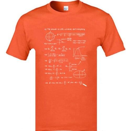 Science Question Answer Math Mysteries Young Tshirt European Family Casual Tee Shirt For Men Plus Size High Quality Print Tshirt