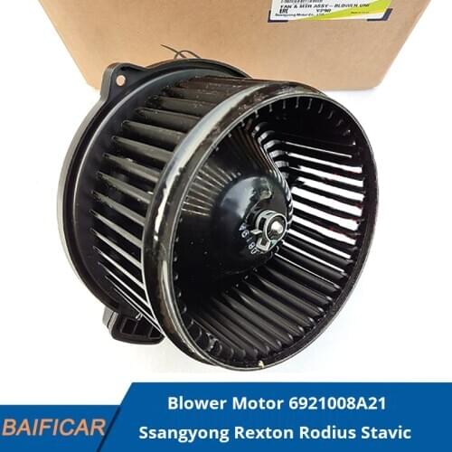 Baificar Brand New Genuine Blower Motor OEM # 6921008A21 For Ssangyong Rexton Rodius Stavic Full AUTO A/C
