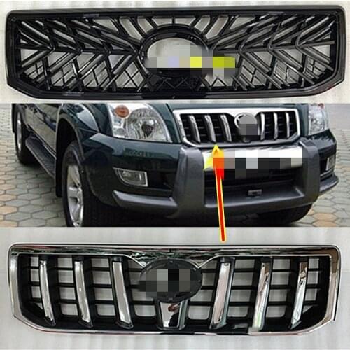 RQXR Front Bumper grill radiator grille for Toyota land cruiser prado LC120 2700 4000 2003-2009
