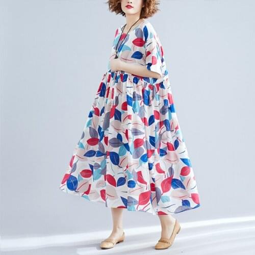 2019 New Brand Summer Maternity Dress Woman Casual Loose Version Large Size Dresses Pregnant Woman Dress MD-01332