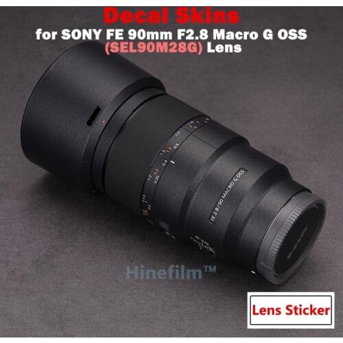 SEL90M28G Lens Protective Cover Film for SONY FE 90mm F2.8 Macro G OSS Lens Decal Protector Anti-scratch Cover Film 3M Material