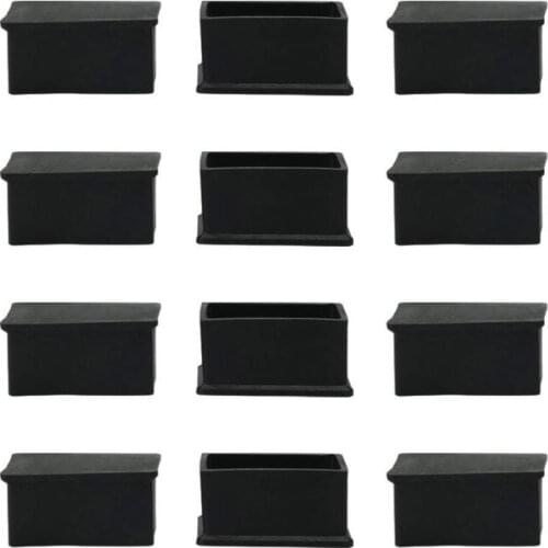 PVC Chair Leg Caps End Pad Feet Cover Furniture Slider Floor Protector Reduce Noise Prevent Scratch 12pcs