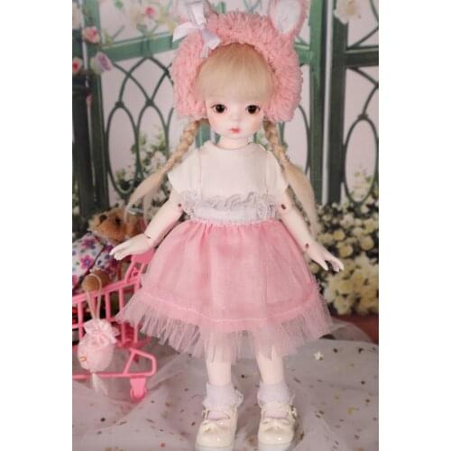 1/6 scale BJD doll cute kid girl BJD/SD Resin figure doll DIY Model Toy gift . full set with Clothes,shoes,wig A0120soo YOSD
