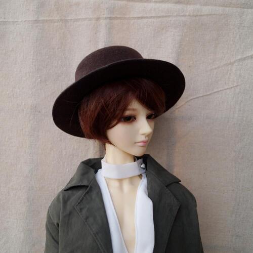BJD Brown Cap Hat For 1/6 1/4 MSD 17" 1/3 24" 60CM Tall SD DK DZ AOD DD Doll Free Shipping HEDUOEP