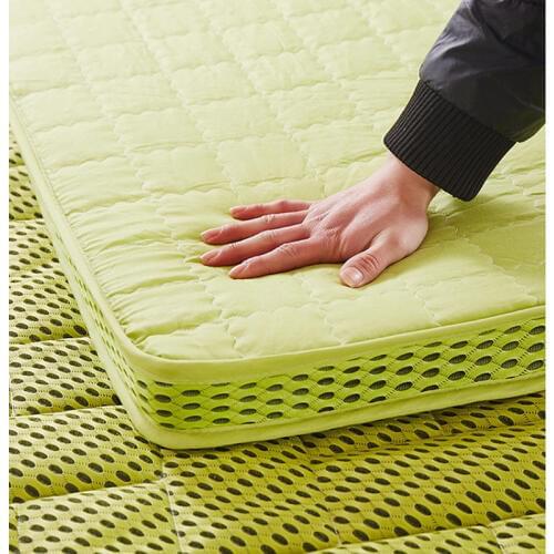SongKAum 4D Breathable Bamboo Fiber Thick Warm Foldable Single Or Double Student Mattress Topper Quilted Bed Sherpa