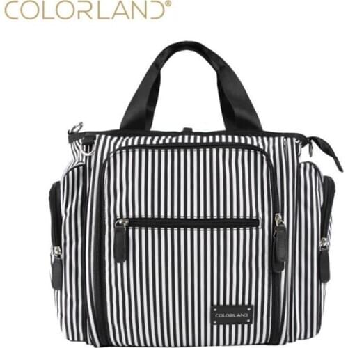 Colorland Baby Diaper Bag For Diapers Wet Bolsa Maternidade Baby Nappy Nursing Bag For Mother Organizer Mummy Maternity Bags