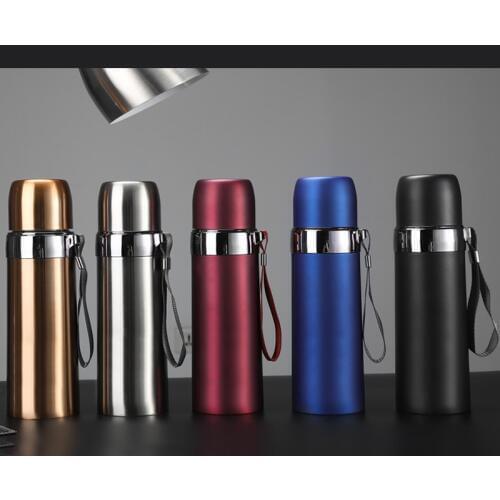 25pcs/lot 500/350ml Thermos Travel Tumbler Tea Cup Coffee Mug Flask Water Bottle 18/8 stainless steel insulated vacuum 12/17oz
