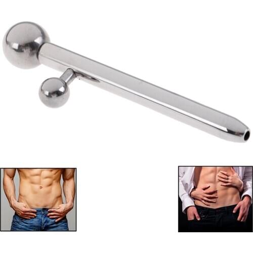 Stainless Steel Urethral Dilators Penis Wand Attachable To Piercings Urethral Wand Catheter Penis Plug Hole Stretcher Cum Thru