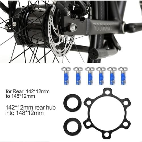 Alloy Cycling Bike Bicycle Boost Hubs 142MM to 148MM Conversion Kit Rear Hub Adapter Conversion 110MM Front Hub Bicycle Hubs