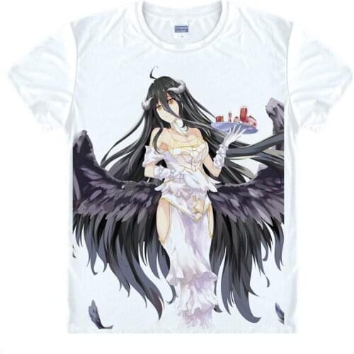 Overlord T-Shirt Suzuki Satoru Shirt Fast Drying T-shirts anime costume summer style Kawaii T-Shirts For Girls lolita anime best