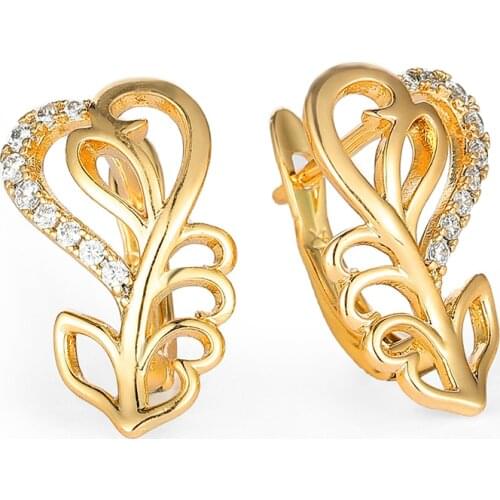 Harong Copper Luxury Crystal Stud Earrings Exquisite Statement Earrings Metal Mini Simple Studs Women Party Holiday Jewelry Gift