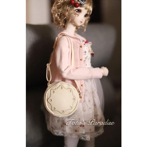 1/4 1/3 scale BJD Satchel Round Bag for BJD/SD doll accessories,Not included doll,shoes,wig,and accessories NO1047
