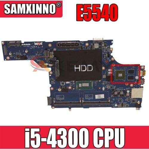 100% working for dell e5540 motherboard 09VV3C VAW50 LA-A101P mainboard with i5-4300 on-board fully tested