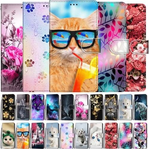 Phone Case For ZTE Blade A3 A5 A7 A7s 2019 L8 20 smart V9 V10 Vita Flip Leather Case For ZTE A 3 5 7 V9 Wallet Card Holder Cover