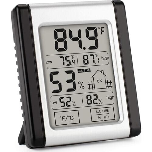 Digital Hygrometer Indoor Thermometer Electronic Room Thermometer and Humidity Gauge with Accurate Temperature Humidity