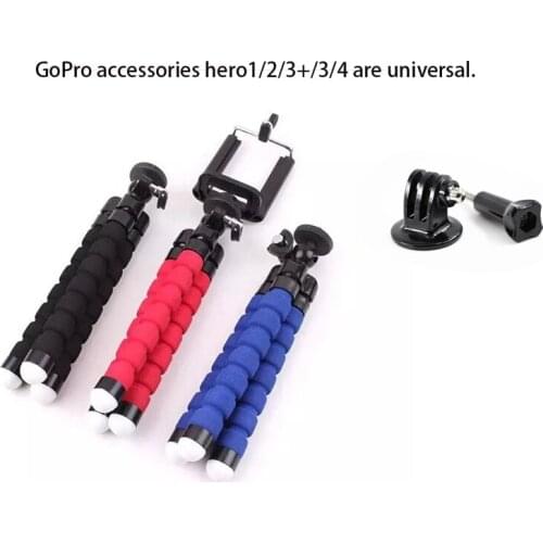 GoPro Holder Flexible Octopus Tripod Bracket for Mobile Phone Camera Selfie Stand Monopod Support Photo GoPro accessories hero