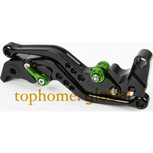For Kawasaki W800/SE 2012 - 2016 Short CNC Clutch Brake Lever Black/GN 2013 2014 2015