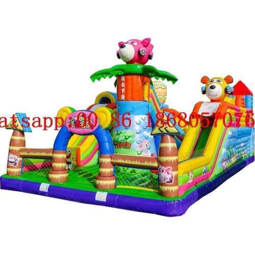 China Guangzhou) Factory direct inflatable slide / castle / trampoline/Air plane slide YLY-Y23
