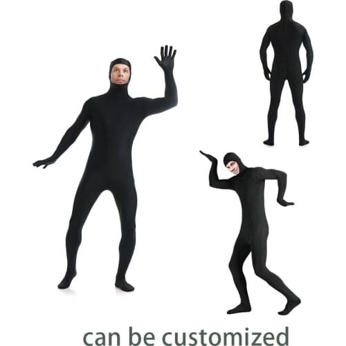 Zentai suit Open Face Skin Suit Catsuit Halloween Costumes Adult Bodysuit Unisex unitard can be customized Stage unitard