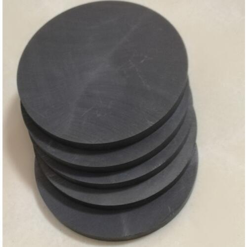 60mm* 5mm High Purity Flat Surface Carbon Graphite circular plate For Electrodes , Casting ,Scientific research Material