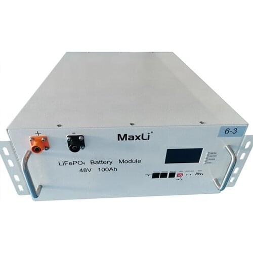 5KWH 48V Lithium Ion Battery 100Ah LiFePO4 Batteries For Solar Storage System