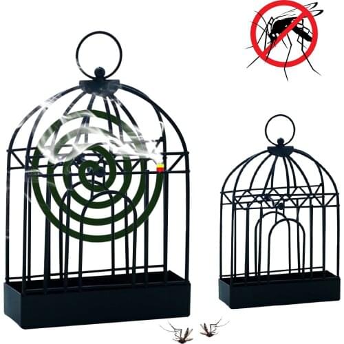 Mosquito Coil Holder Outdoor Birdcage Decor Burner Repellant Garden Mozzie