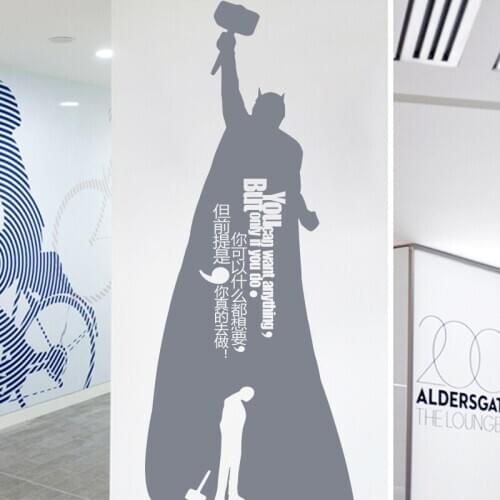 Cartoon Creative Anime Wall Sticker Room Decor Anime Living Room Wall Decoration DIY Vinyl Wallpaper Home Decor Self Adhesive