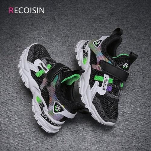 RECOISIN New 2021 Summer Kids Shoes Running Sports Shoes For Boys Fashion Casual Children Shoes Sneakers Boys Chaussure Enfant