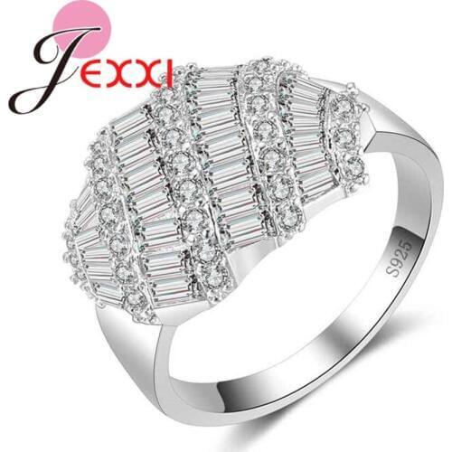 New Arrival Cute Conch Shape Shiny Crystal CZ Ring for Women Wedding Party Hot Sale 925 Sterling Silver Brand Jewelry