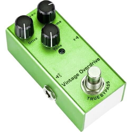Guitar Effect Pedal Vintage Overdrive with True Bypass