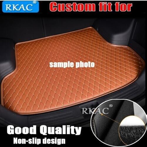 RKAC custom car trunk mat for Mazda All Model cx-5 mx5 626 mazda 3 6 RX-7 RX-8 MX-5 car accessories custom cargo liner