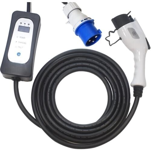 16A or 32A J1772 Portable Electric Car Charger
