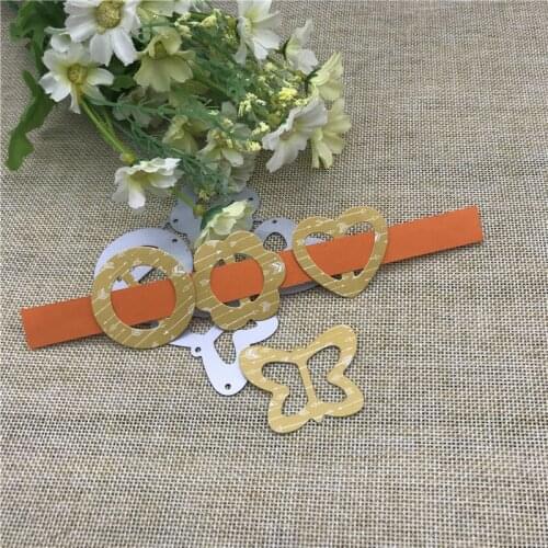 Buttons Frame Background Metal Cutting Dies Stencils For DIY Scrapbooking Decorative Embossing Handcraft Die Cutting Template