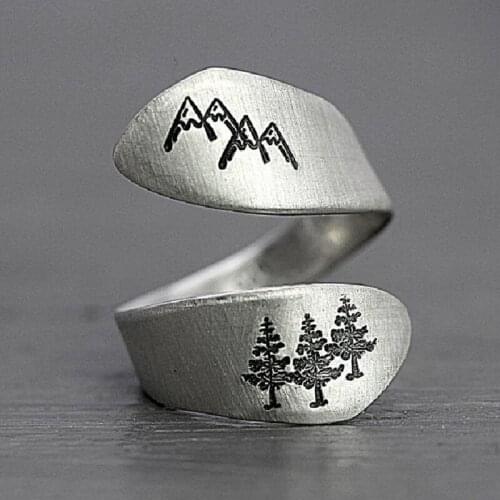 Adjustable Dandelion Ring for Women and Men Finger Opening Rings Wedding Party Jewelry