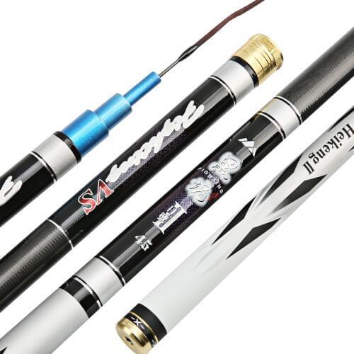 Tilapla Fishing Rod 10H Ultra-hard Carp Fishing Pole 19-tonalty Ultra-light Hand Olta Canne a Peche Black Pit Pesca Fishing Tool