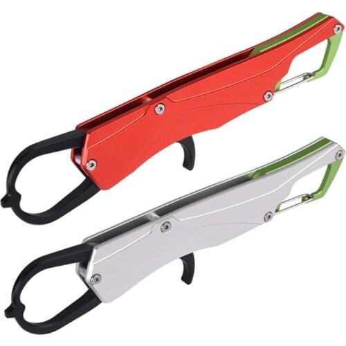 Fishing Gripper Portable Aluminium Alloy Fish Grip Lip Clamp Grabber Tool Fish Controller Fishing Plier Accessory