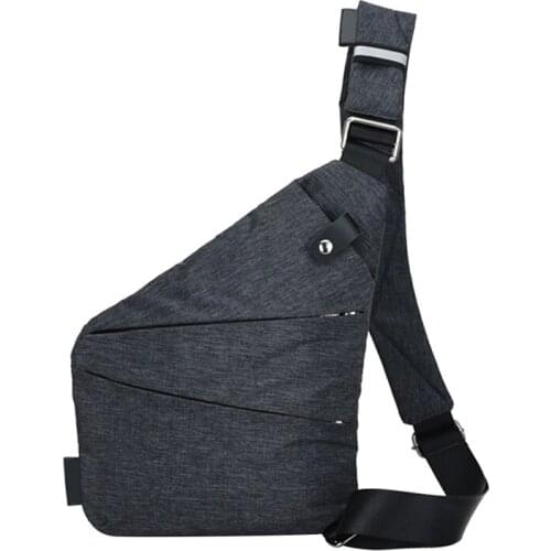 Shoulder Bags for Men Thinlight Body Pocket Mens Crossbody bag Multi-pocket Pouch Anti Theft Security Male Holster Bag