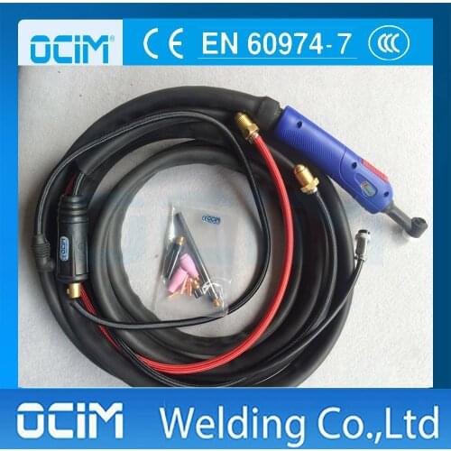 Tig welding gun water cooled WP20 ( 4m )