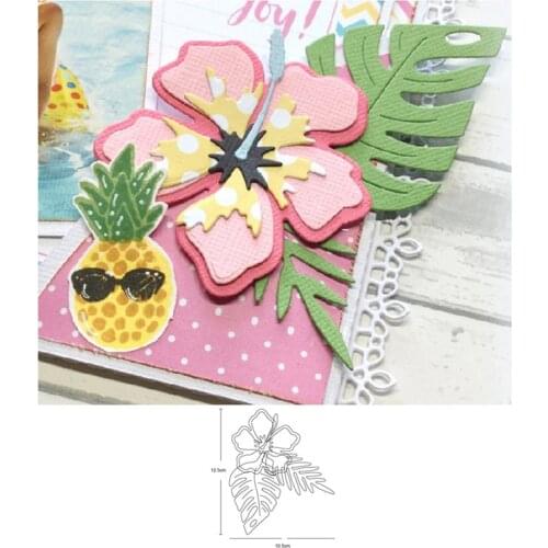 Metal Cutting Dies Cut Mold Flower Leaf Border Christmas Decoration Scrapbook Paper Craft Knife Mould Blade Punch Stencils Dies