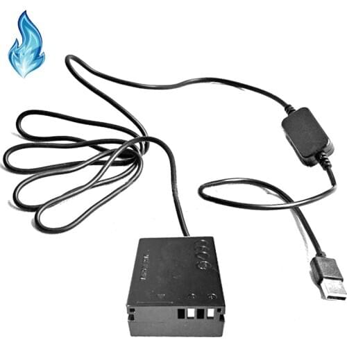 USB Power Cable Adapter PS700 + NB-10L DR-80 Battery DC Coupler for Canon PowerShot Digital Camera G1X G15 G16 SX40 SX50 SX60